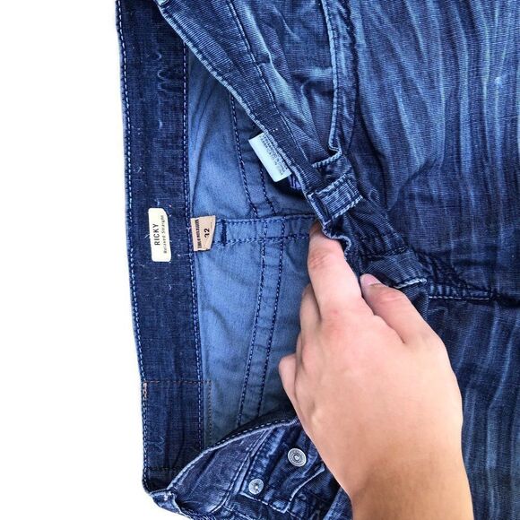 True Religion Jeans Size 32 RICKY Blue Cord - Picture 5 of 10